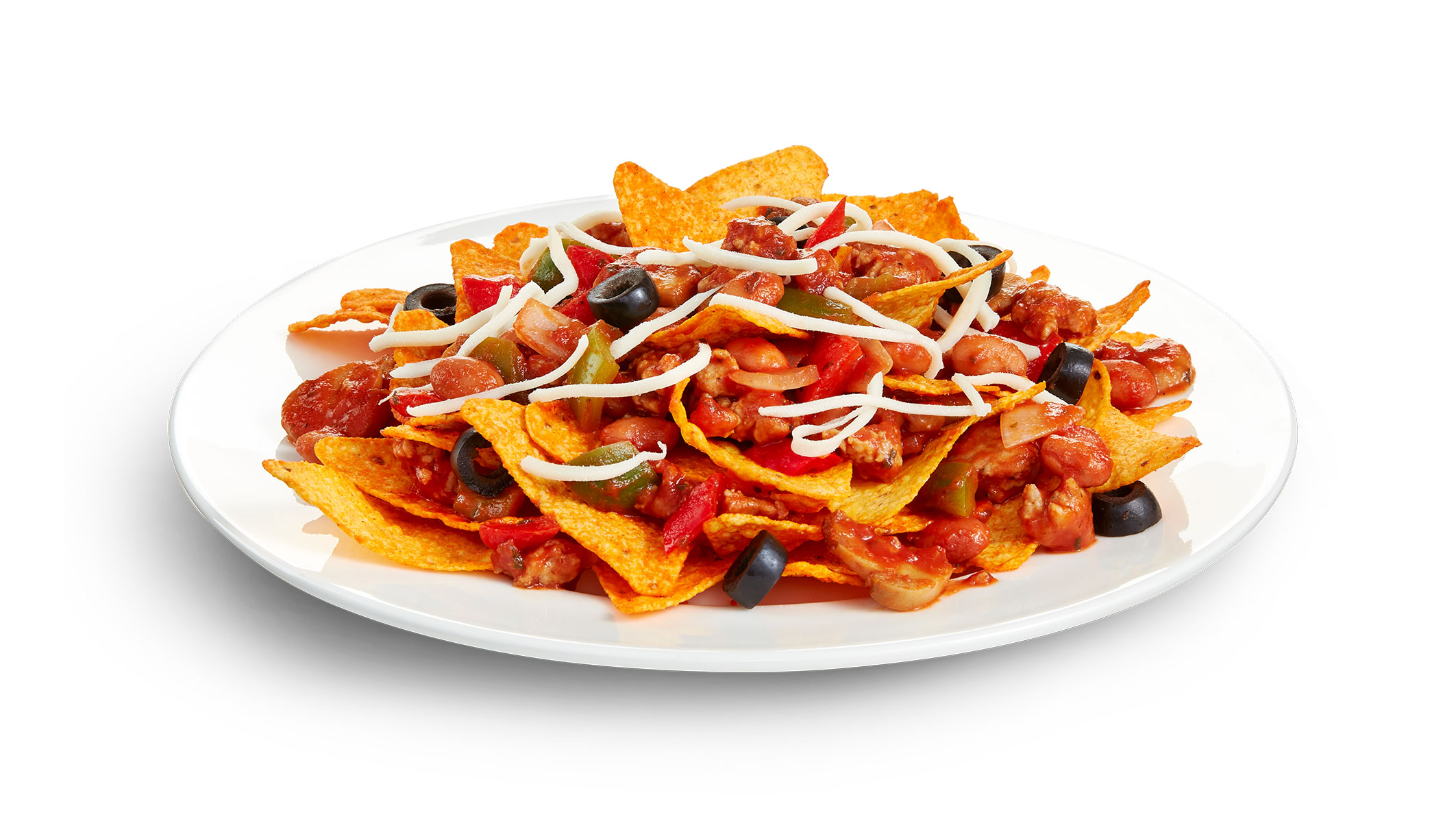Pizza Supreme Nachos with Walking Taco DORITOS® Reduced Fat Nacho